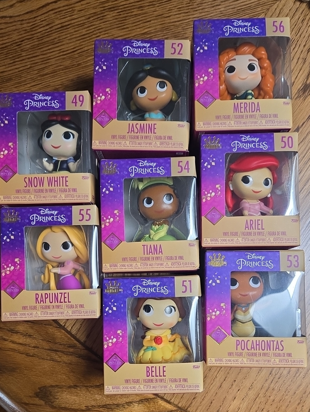 Funko Minis Disney Ultimate Princess vinyl figures Collection